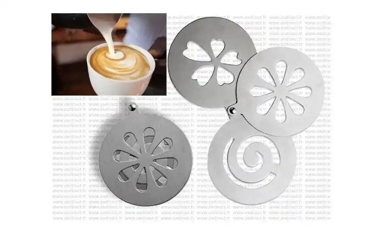Cafea servita ca la coffee-shop! 3 discuri cu model Noutate