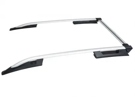 Bestseller Set bare longitudinale portbagaj auto culoare argintie dedicate pentru FORD RANGER (T7) DOUBLE CAB 16-