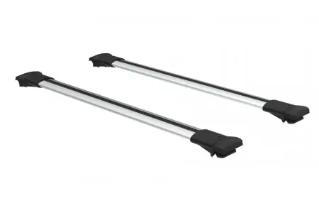 Set bare transversale portbagaj Turtle Air-v9 culoare argintie dedicate pentru MITSUBISHI L200 (Mk5) DOUBLE CAB 15- Plată securizată