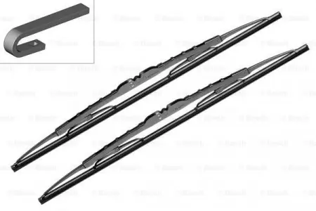 Expediere rapidă Set stergatoare parbriz Bosch TWIN Alfa Romeo 147 2000-2010