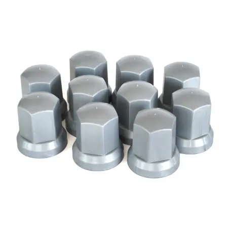 Cumpărături sigure SET 10 BUCATI CAPAC PLASTIC PENTRU PREZON ROATA 32 MM GRI 54.5 MM