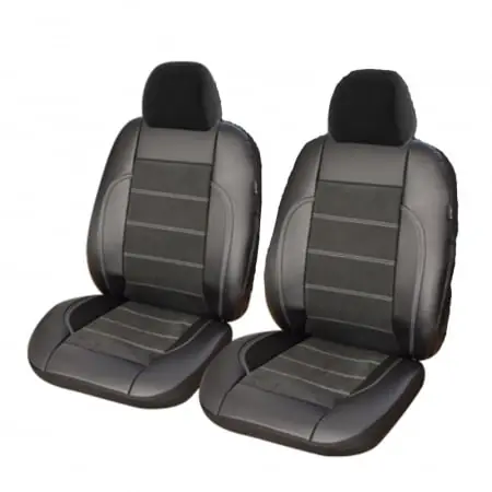 Reducere de preț HUSE SCAUN EXCLUSIVE LEATHER & ALCANTARA-SET 2 BUC