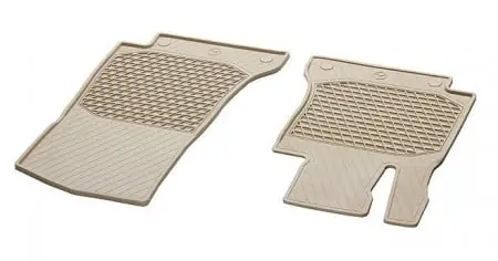 Ofertă exclusivă Set 2 covorase fata cauciuc bej originale Mercedes C-class (W205) 2014-2018
