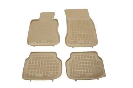 Set covorase cauciuc bej BMW Seria 7 (F01) 2008-2015 Reducere specială