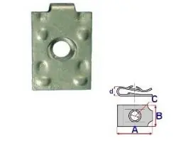 Cel mai bun preț Set 10 Bucati CLIPSURI FIXARE a - 26.1 b - 16.7 c - 7.5 d - 3.2