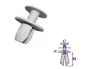 Set 10 Bucati CLIPSURI FIXARE VW / AUDI / SKODA / SEAT a - 17.9 b - 8.4 c - 14.3 d - 1.5 h - 12.1 Noutate