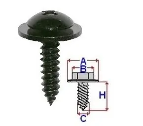 Set 10 Bucati Surub montare cu saiba Diametru gaura/surub 4.8 mm Diametru / Latime 16 mm Inaltime / Lungime 19 mm Ofertă
