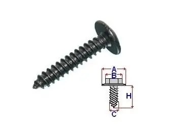 Ofertă Set 100 Bucati Surub montare cu cap in Cruce Diametru gaura/surub 4.1 mm Diametru / Latime 10.3 mm Inaltime / Lungime 21.6 mm