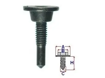 Lichidare de stoc Set 5 Bucati Surub Metric Diametru gaura/surub 5.7 mm Diametru / Latime 17.2 mm Inaltime / Lungime 28.3 mm