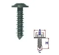 Set 10 Bucati Surub montare cu cap in Cruce Diametru gaura/surub 4 mm Diametru / Latime 8.6 mm Inaltime / Lungime 20 mm Ofertă exclusivă