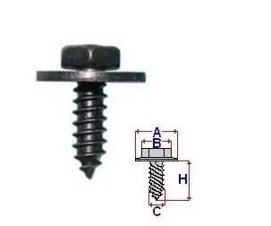 Set 10 Bucati Surub montare cu cap cheie de 8 Diametru gaura/surub 4.7 mm Diametru / Latime 14.9 mm Inaltime / Lungime 15 mm Ofertă exclusivă