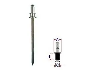 Cumpără acum Set 10 Bucati NIT montare Diametru gaurii 2,5 mm Latime guler 5 mm