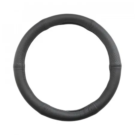 Husa Volan Piele Naturala Semi Perforata Negru 39-41 Cm Lichidare de stoc