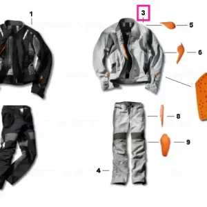 Jachetă AirFlow 4 femei argintie 38 - BMW Motorrad Premium
