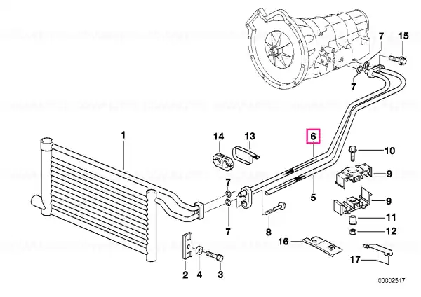 Noutate Furtun intrare răcire ulei, A5S 310Z - BMW