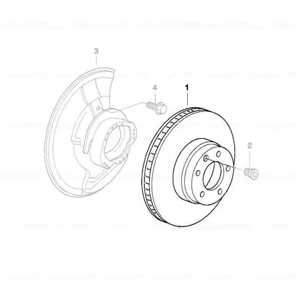 Disc frână ventilat ușor stânga, 395X36 - BMW Livrare gratuită