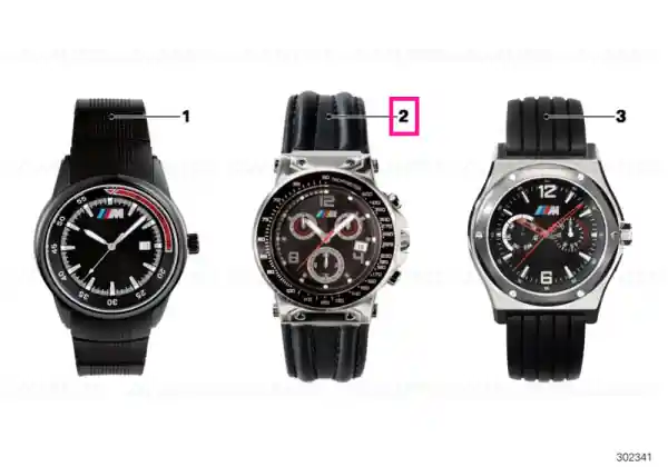 Cumpără acum BMW wrist strap in leather BLACK