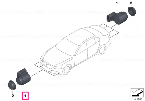 Retur gratuit Senzor ultrasonic WB05 - BMW