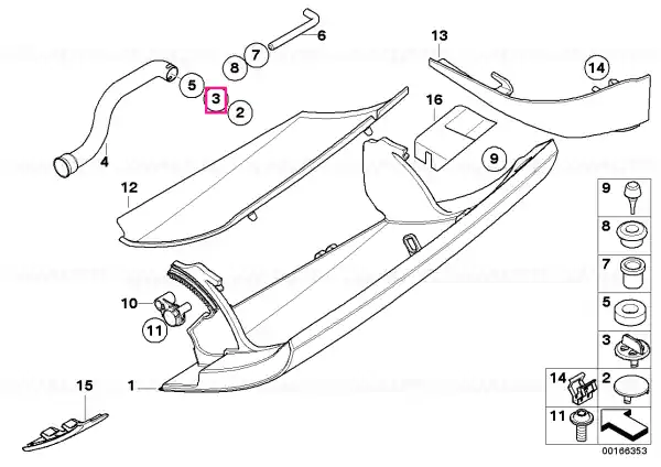 Promoție Cooling air regulator, glove box - BMW - Mini