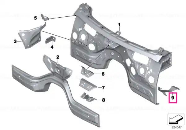 Reducere Suport modul pedale - BMW