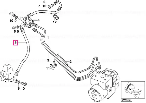 Furtun frână față ABS - BMW Motorrad Ultima șansă