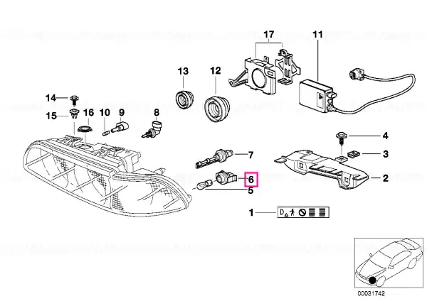 Cumpărături sigure Bulb socket - BMW
