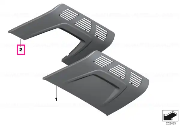 Garnitura plafon, negru - BMW Bestseller