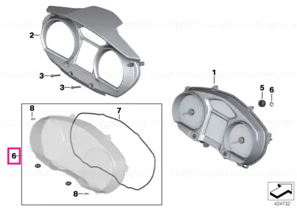 Livrare rapidă Kit reparație ceas bord - BMW Motorrad