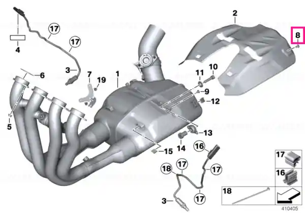 Șurub cap ciupercă M5X10 A2-70 - BMW Motorrad Discount