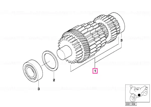Livrare expres Arbore intermediar sport 1.=26/6.=36 1.=26 / 6.=36 - BMW Motorrad