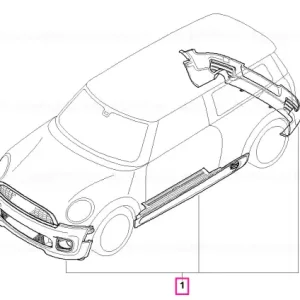 Aerodynamic package primed - BMW - Mini Reducere extra