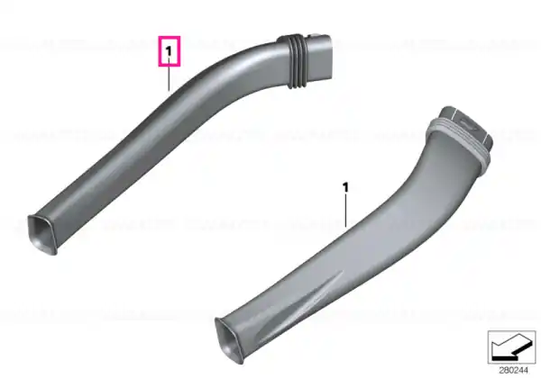 Disponibil imediat Inlet manifold left - BMW Motorrad