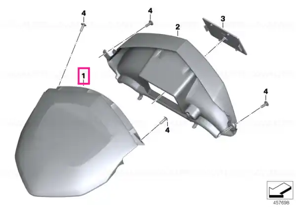 Ofertă limitată Capac navigatie superior - BMW Motorrad