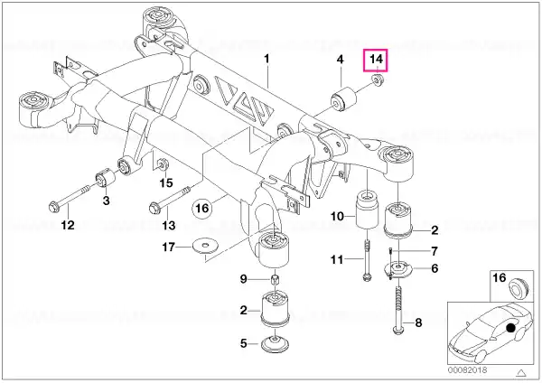 Calitate înaltă Piulita hexagonala M12X1,5 - BMW
