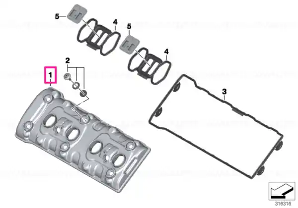 Capac chiulasa magneziu - BMW Motorrad Plată securizată