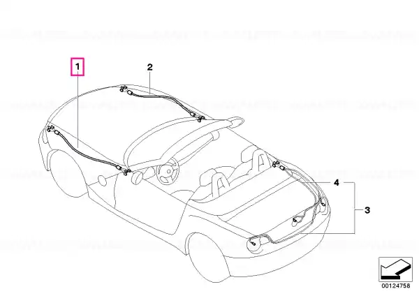 Ofertă Front left repair wiring set - BMW