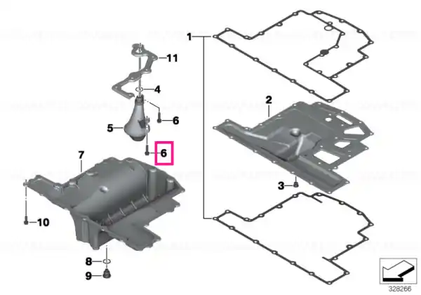 Șurub ISA M6X25-U1-8.8 - BMW Motorrad Transport gratuit