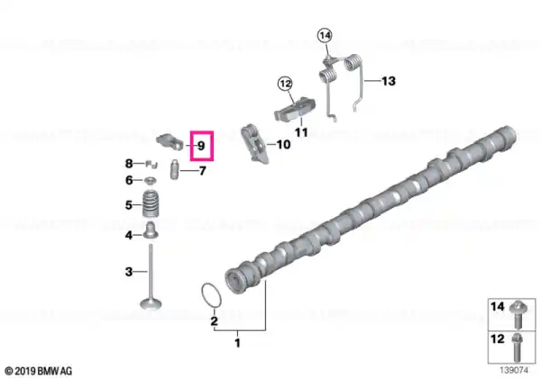 Pârghie cilindru antrenare 4 "4" - BMW Nu rata