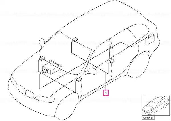 Ultima șansă Audio wiring harness, duplicate - BMW