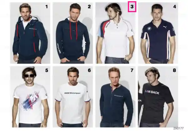 BMW Motorsport polo shirt, men 'Fan' WHITE, M Ofertă specială