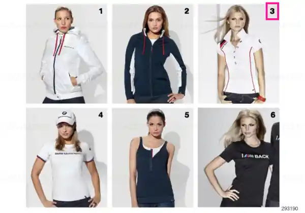 BMW Motorsport polo shirt, women 'Fan' WHITE, L Mai ieftin