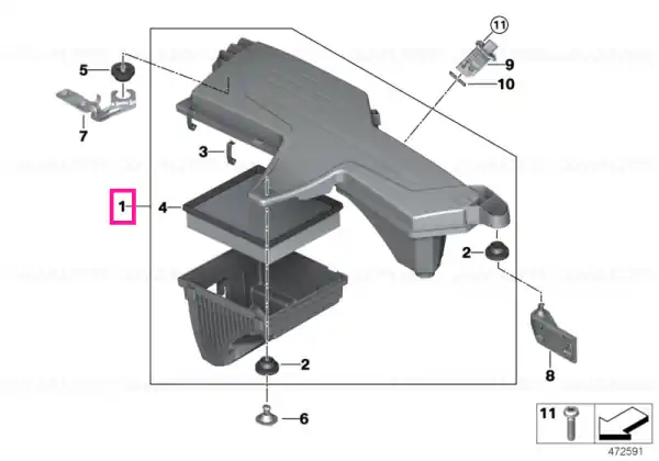 Discount Intake silencer - BMW
