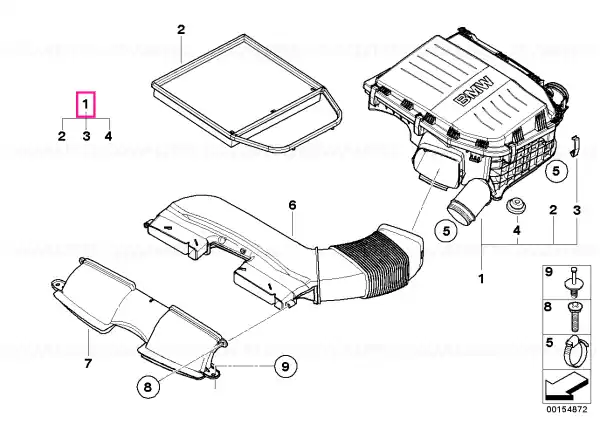 Intake silencer - BMW Discount