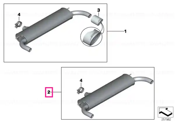 Silencer system COOPER S JCW - BMW - Mini Ultima șansă