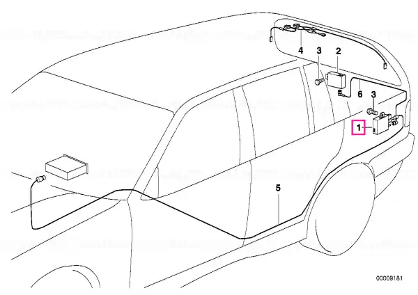 Ofertă specială Side window antenna amplifier - BMW