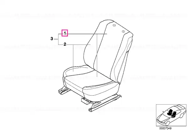 Reducere Upholstery cloth ANTHRAZIT - BMW