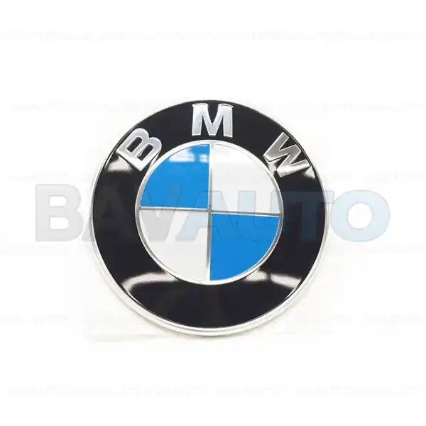 Emblema BMW capota motor/portbagaj, Ø82mm - BMW Seria 1, Seria 2, Seria 3, Seria 4, Seria 5, Seria 6, Seria 7, Seria 8, i4, iX3, iX , X1, X2, X3, X4, X5, X6 , X7 Noutate