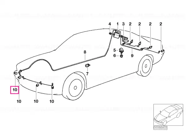Livrare expres Senzor ultrasonic M449 - BMW