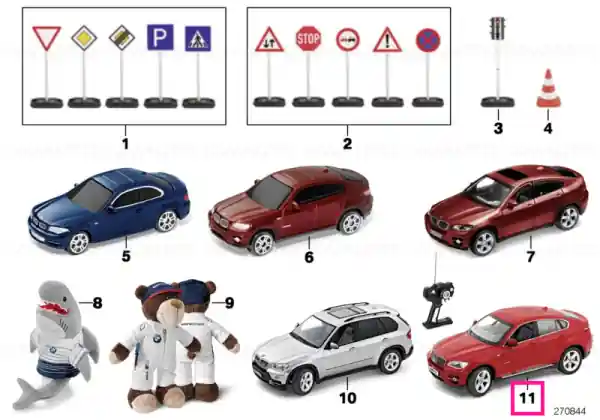 Calitate înaltă BMW miniature RC X6 1:14 ROT