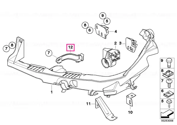 Left support - BMW Popular